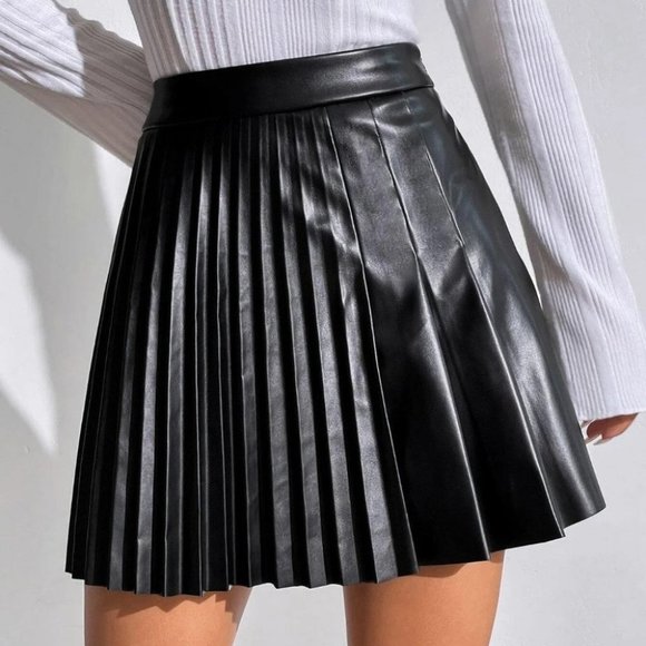 . Dresses & Skirts - Black Womens Pleated Skirt